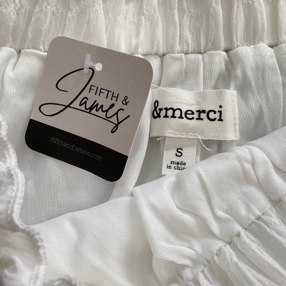 NWT White Mini Skirt- Small - Picture 6 of 7